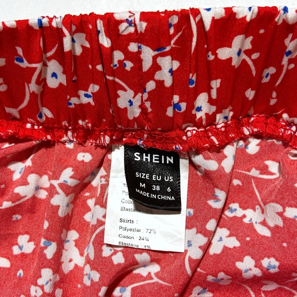 Shein Ditsy Floral Split Thigh long skirt - Picture 7 of 8